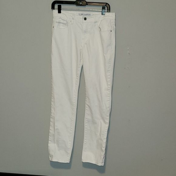 LEVIS CLASSIC WHITE  MID RISE JEANS - Picture 3 of 7